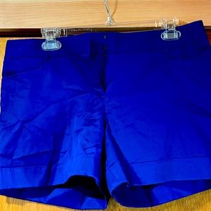 Royal blue dress shorts